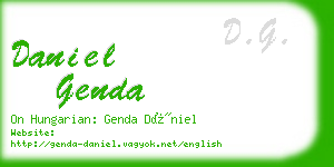daniel genda business card